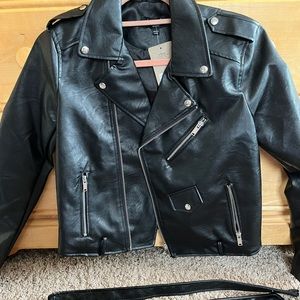 Faux Leather Jacket